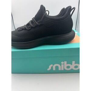 Snibbs Orbit PF Eclipse Black Unisex Sneakers Mens 8 Womens 9.5 Work Shoes